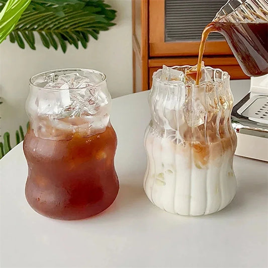 Herlig glass i organsike former